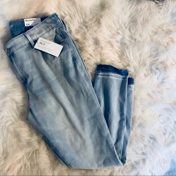 Light-wash Rockstar 24/7 Jeans - Picture 1 of 3